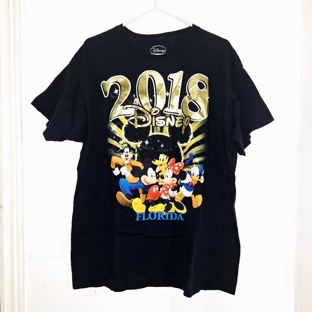 Black 2018 Walt Disney World Florida graphic tee - XL